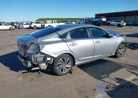 2022 Honda Insight Touring из США, поврежденный, VIN 19XZE4F91NE001355